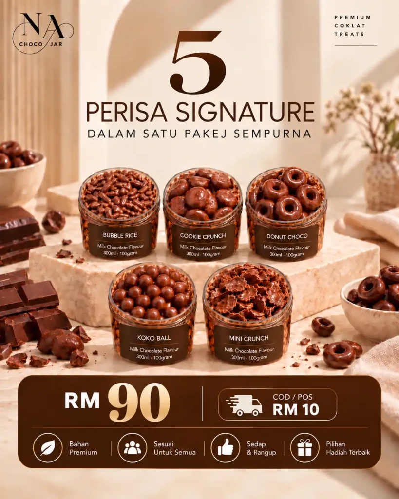 CHOCOJAR - COMBO 5 PERISA