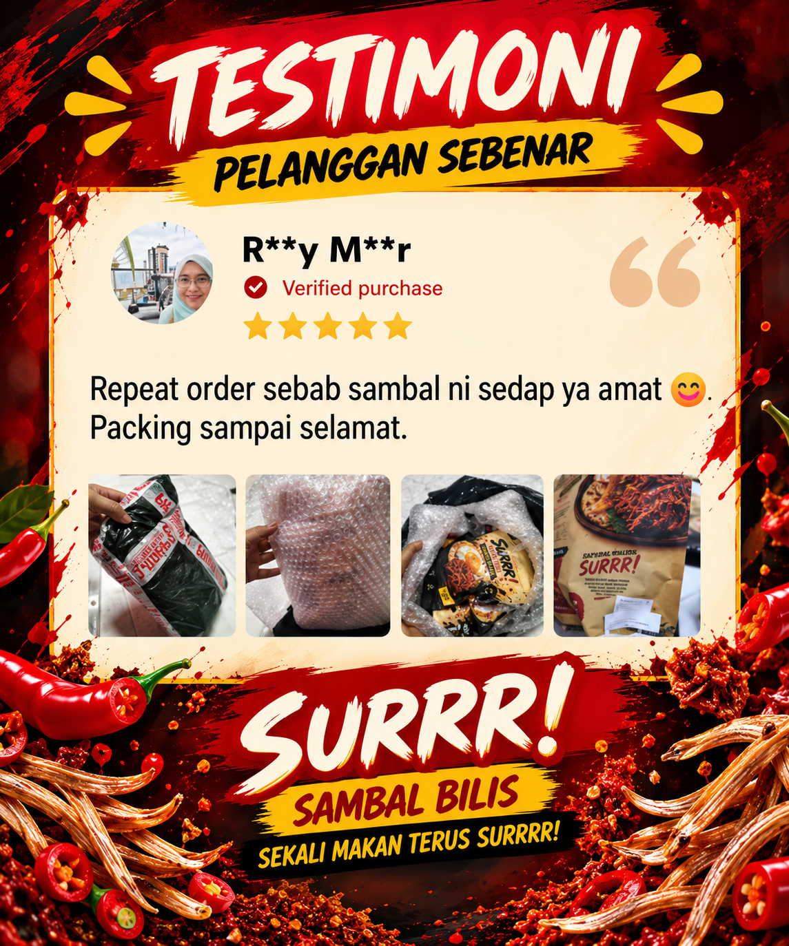 Testimoni pelanggan SURRR 3