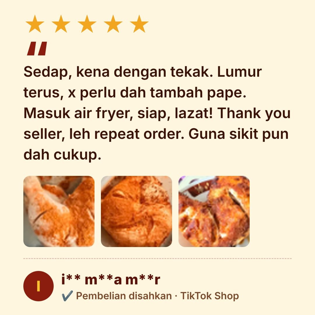 Ulasan pelanggan 5 bintang – TikTok Shop
